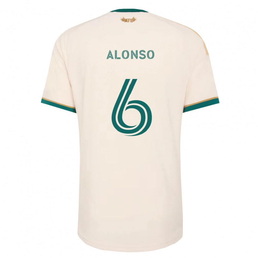 Danxen Damen Júnior Alonso #6 Champagner Grün Auswärtstrikot Trikot 2026/27 T-Shirt