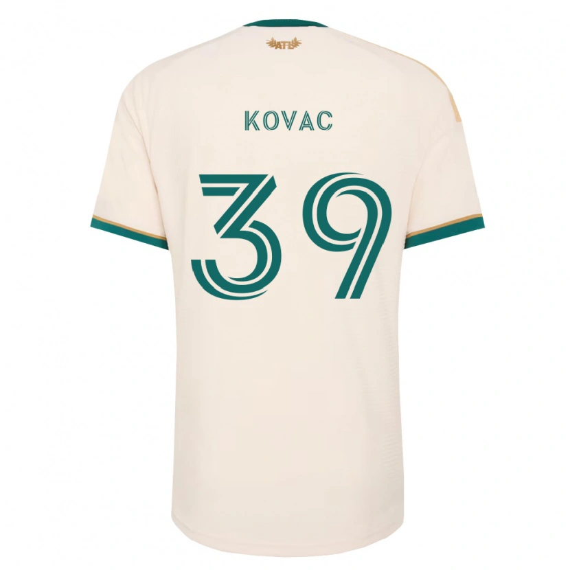 Danxen Damen Arif Kovac #39 Champagner Grün Auswärtstrikot Trikot 2026/27 T-Shirt