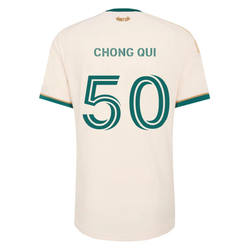 Danxen Damen Dominik Chong Qui #50 Champagner Grün Auswärtstrikot Trikot 2026/27 T-Shirt