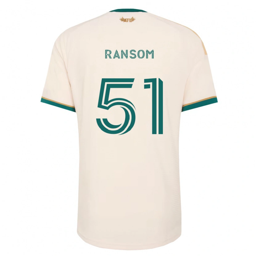 Danxen Damen Jonathan Ransom #51 Champagner Grün Auswärtstrikot Trikot 2026/27 T-Shirt
