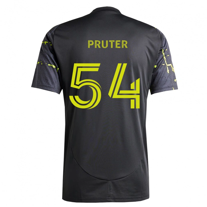 Danxen Damen Luke Pruter #54 Fluoreszierendes Gelb Schwarz Auswärtstrikot Trikot 2026/27 T-Shirt
