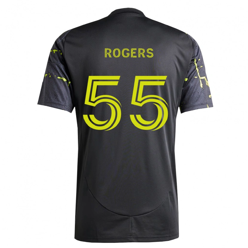 Danxen Damen Chris Rogers #55 Fluoreszierendes Gelb Schwarz Auswärtstrikot Trikot 2026/27 T-Shirt