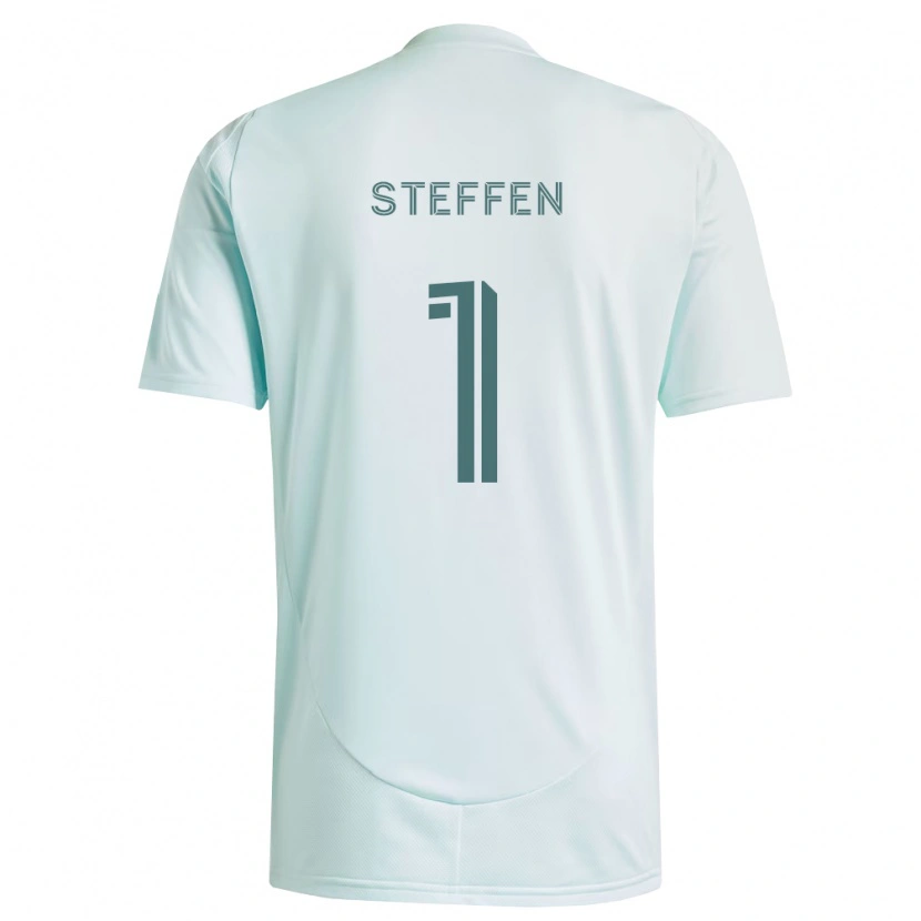 Danxen Damen Zack Steffen #1 Weiß Hellgrün Auswärtstrikot Trikot 2026/27 T-Shirt