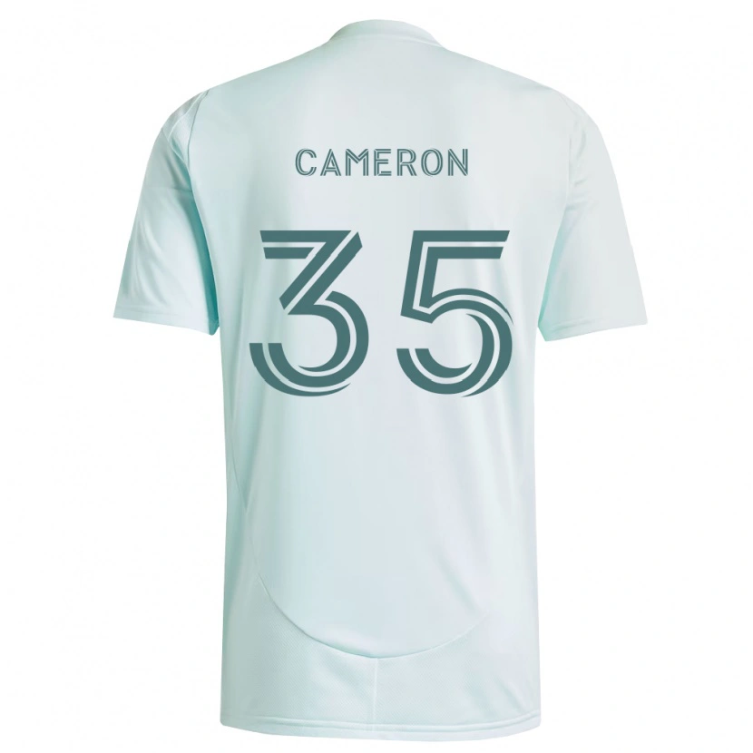 Danxen Damen James Cameron #35 Weiß Hellgrün Auswärtstrikot Trikot 2026/27 T-Shirt