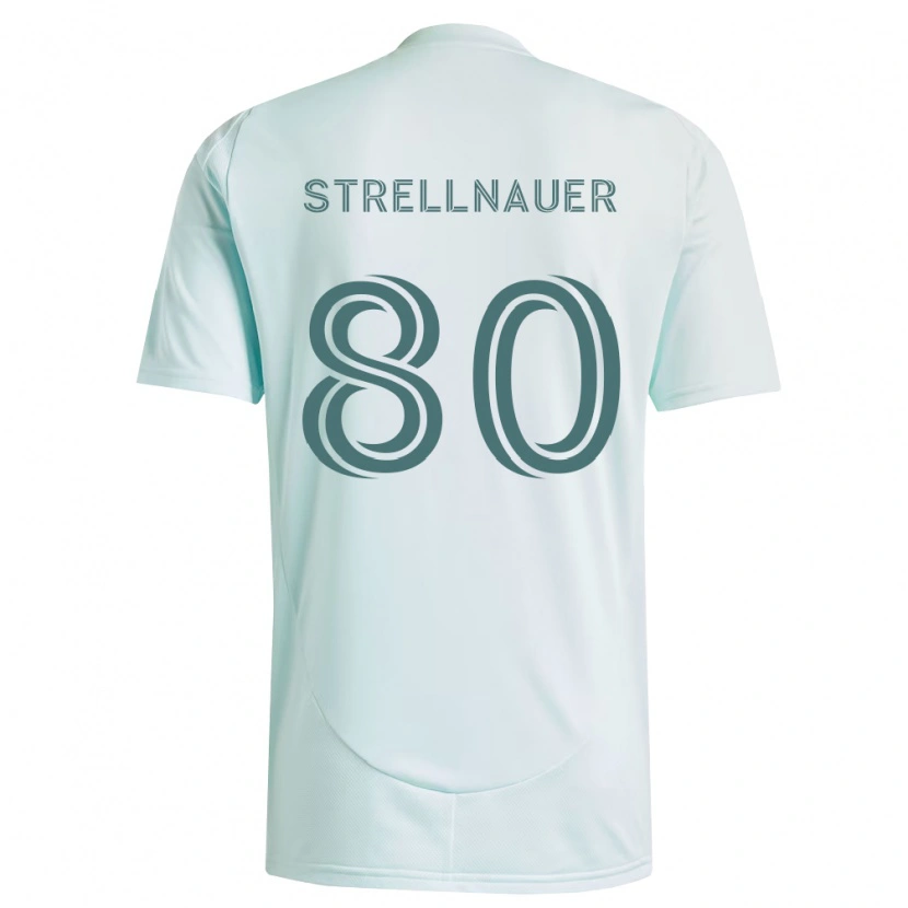 Danxen Damen Noah Strellnauer #80 Weiß Hellgrün Auswärtstrikot Trikot 2026/27 T-Shirt