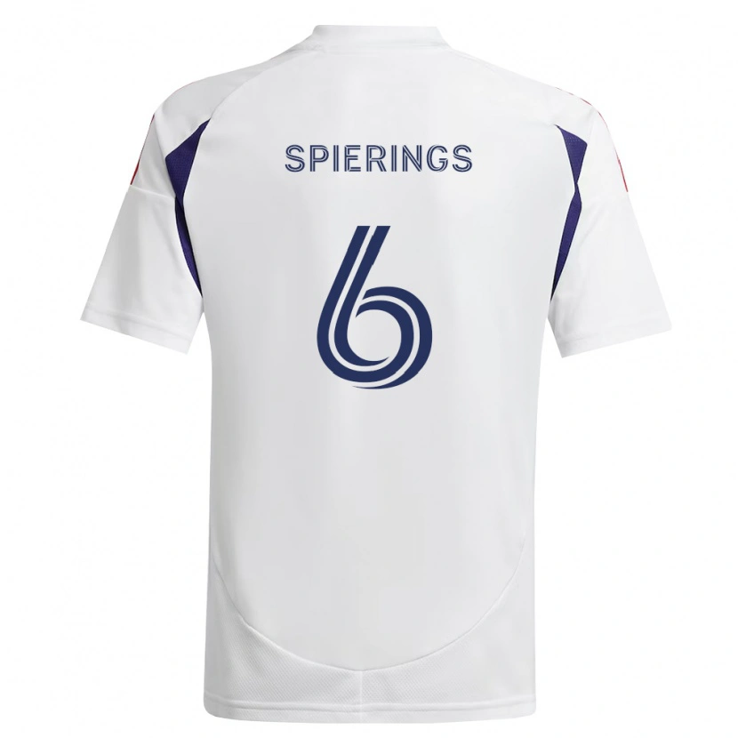 Danxen Damen Stijn Spierings #6 Königsblau Rot Braun Auswärtstrikot Trikot 2026/27 T-Shirt