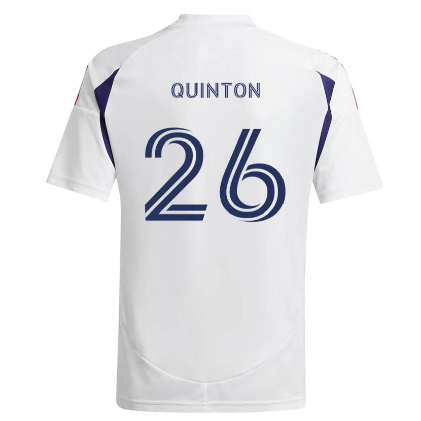 Danxen Damen Philip Quinton #26 Königsblau Rot Braun Auswärtstrikot Trikot 2026/27 T-Shirt