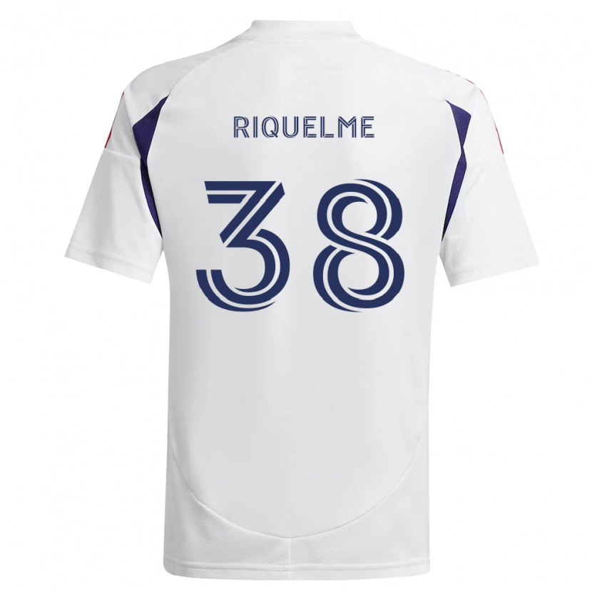 Danxen Damen Antonio Riquelme #38 Königsblau Rot Braun Auswärtstrikot Trikot 2026/27 T-Shirt
