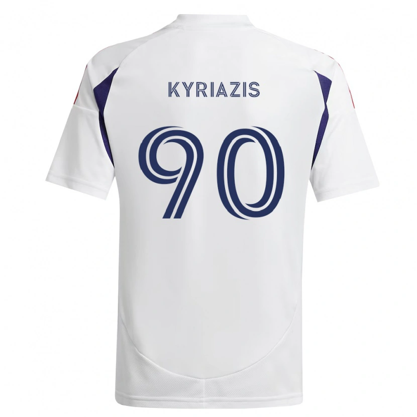 Danxen Damen Konstantinos Kyriazis #90 Königsblau Rot Braun Auswärtstrikot Trikot 2026/27 T-Shirt