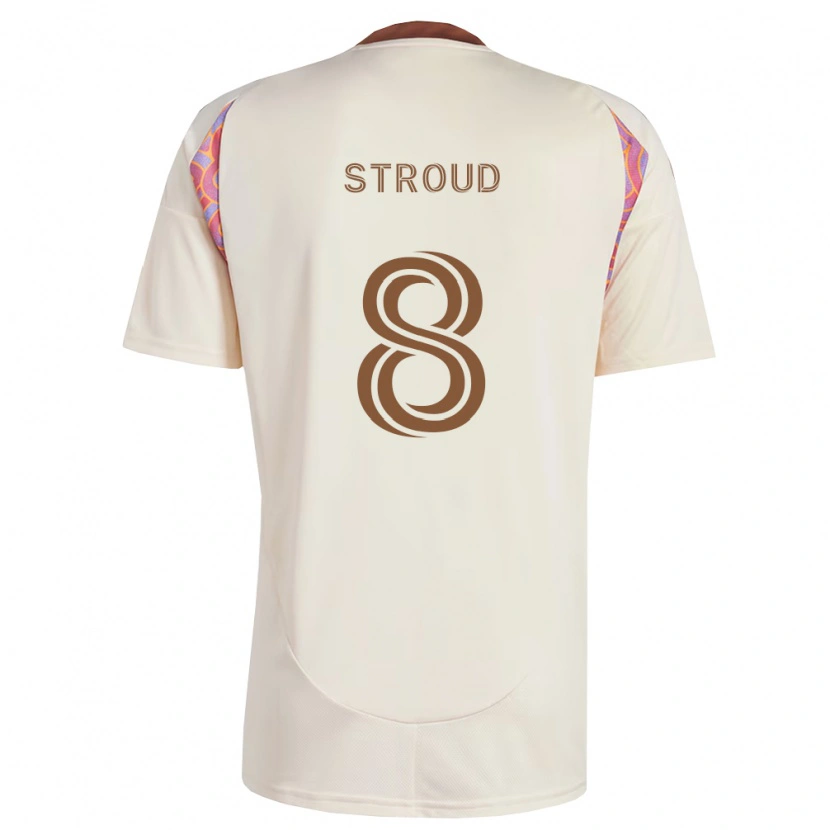 Danxen Damen Jared Stroud #8 Off-Weiß Pink Auswärtstrikot Trikot 2026/27 T-Shirt