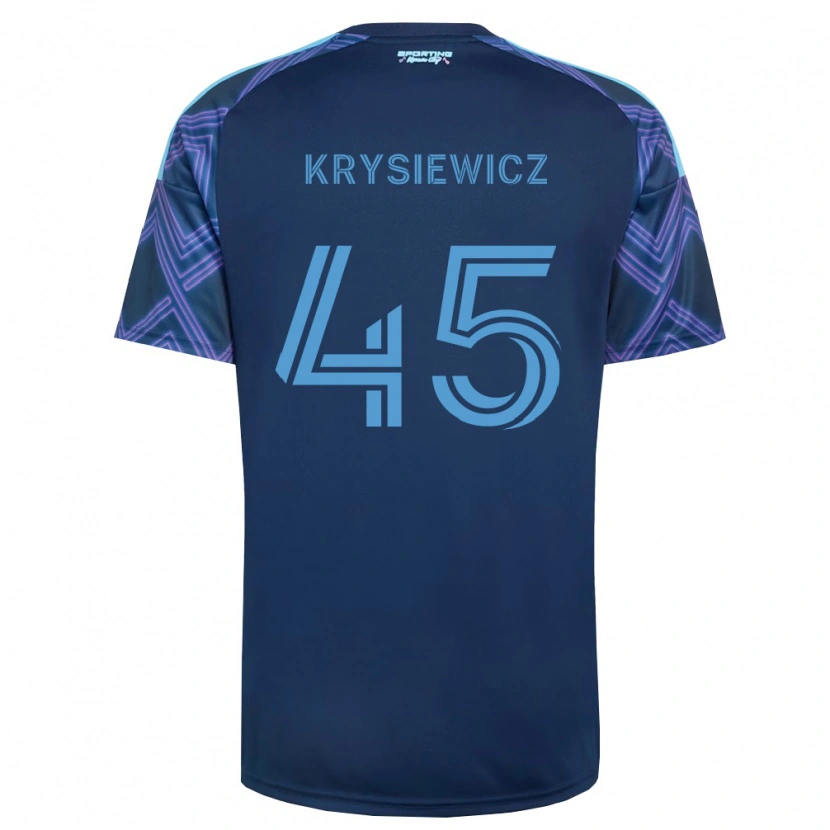 Danxen Damen Brady Krysiewicz #45 Königsblau Violett Auswärtstrikot Trikot 2026/27 T-Shirt