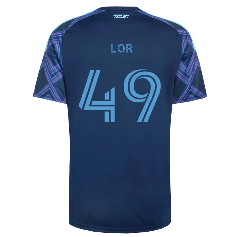 Danxen Damen Troy Lor #49 Königsblau Violett Auswärtstrikot Trikot 2026/27 T-Shirt