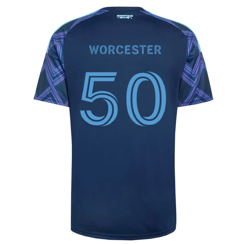 Danxen Damen Sam Worcester #50 Königsblau Violett Auswärtstrikot Trikot 2026/27 T-Shirt