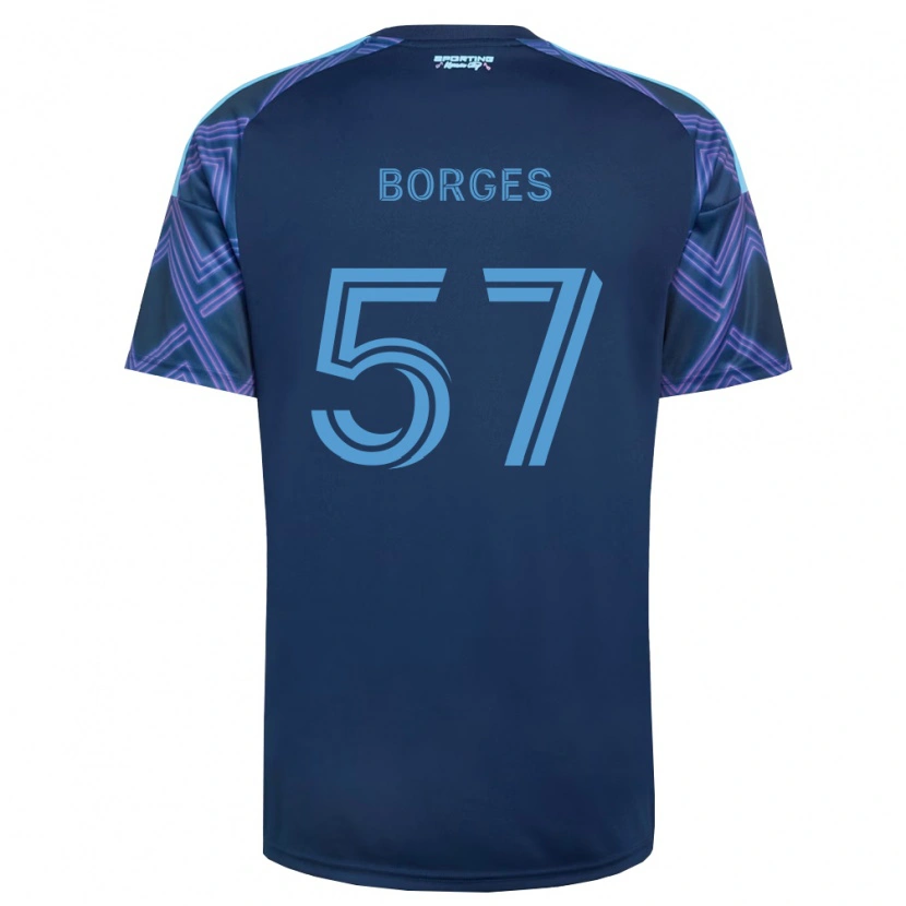 Danxen Damen Diego Borges #57 Königsblau Violett Auswärtstrikot Trikot 2026/27 T-Shirt