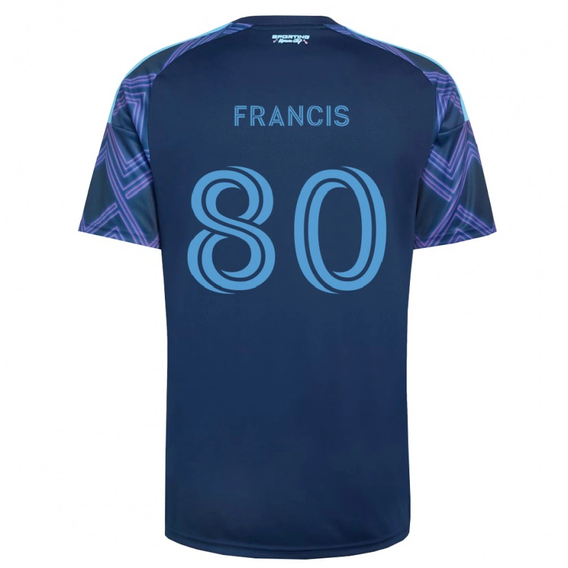 Danxen Damen Makhi Francis #80 Königsblau Violett Auswärtstrikot Trikot 2026/27 T-Shirt