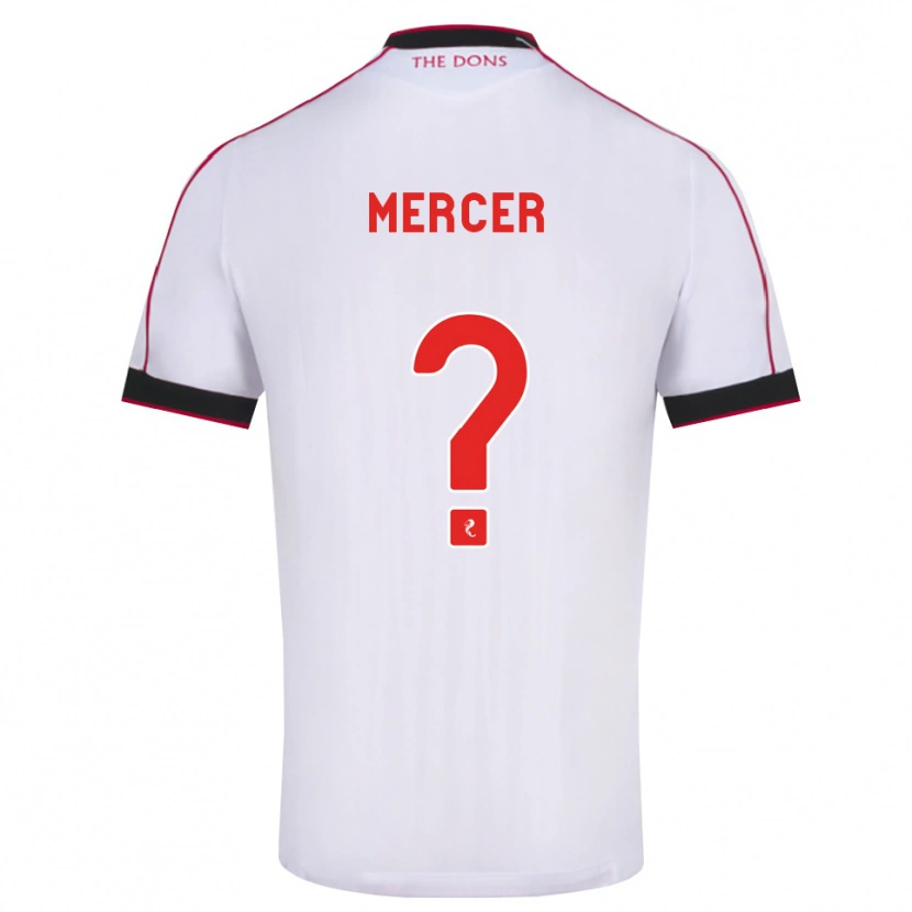 Danxen Damen Jamie Mercer #0 Schwarz Rot Weiß Auswärtstrikot Trikot 2026/27 T-Shirt