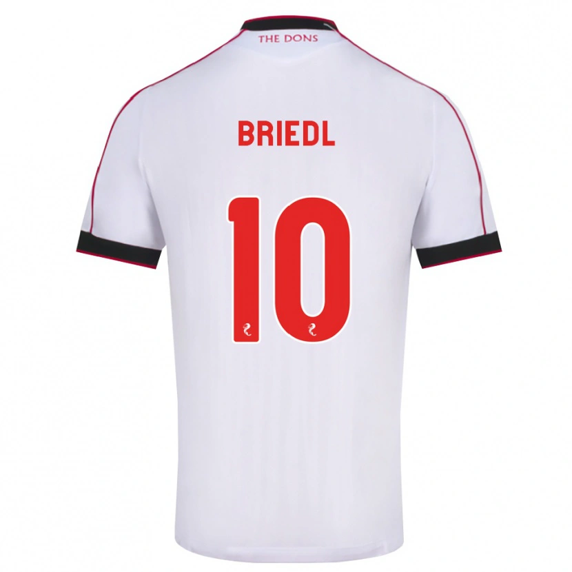 Danxen Damen Alexander Briedl #10 Schwarz Rot Weiß Auswärtstrikot Trikot 2026/27 T-Shirt