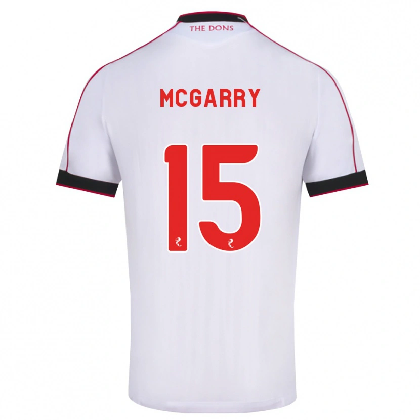 Danxen Damen James Mcgarry #15 Schwarz Rot Weiß Auswärtstrikot Trikot 2026/27 T-Shirt