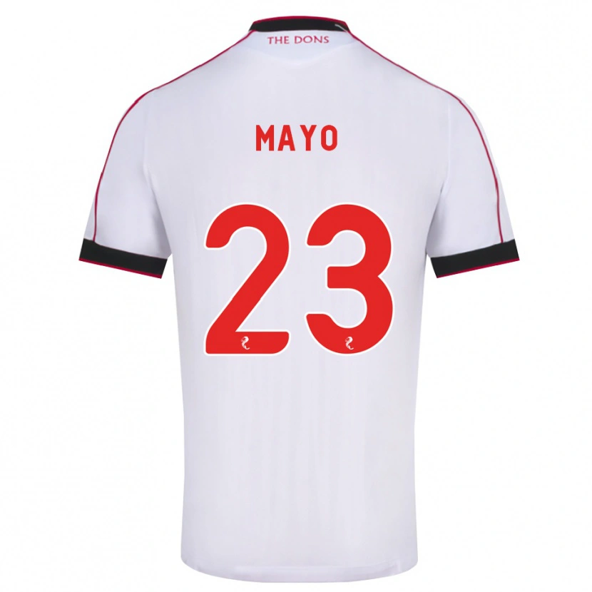 Danxen Damen Lewis Mayo #23 Schwarz Rot Weiß Auswärtstrikot Trikot 2026/27 T-Shirt