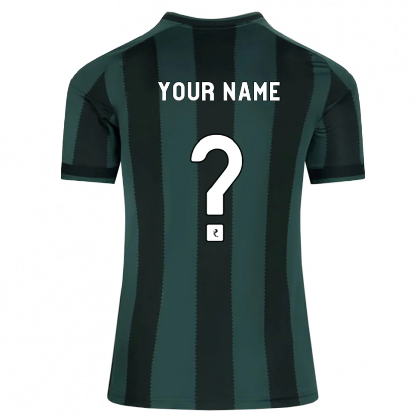Danxen Damen Ihren Namen #0 Dunkles Schiefergrau Schwarz Auswärtstrikot Trikot 2026/27 T-Shirt