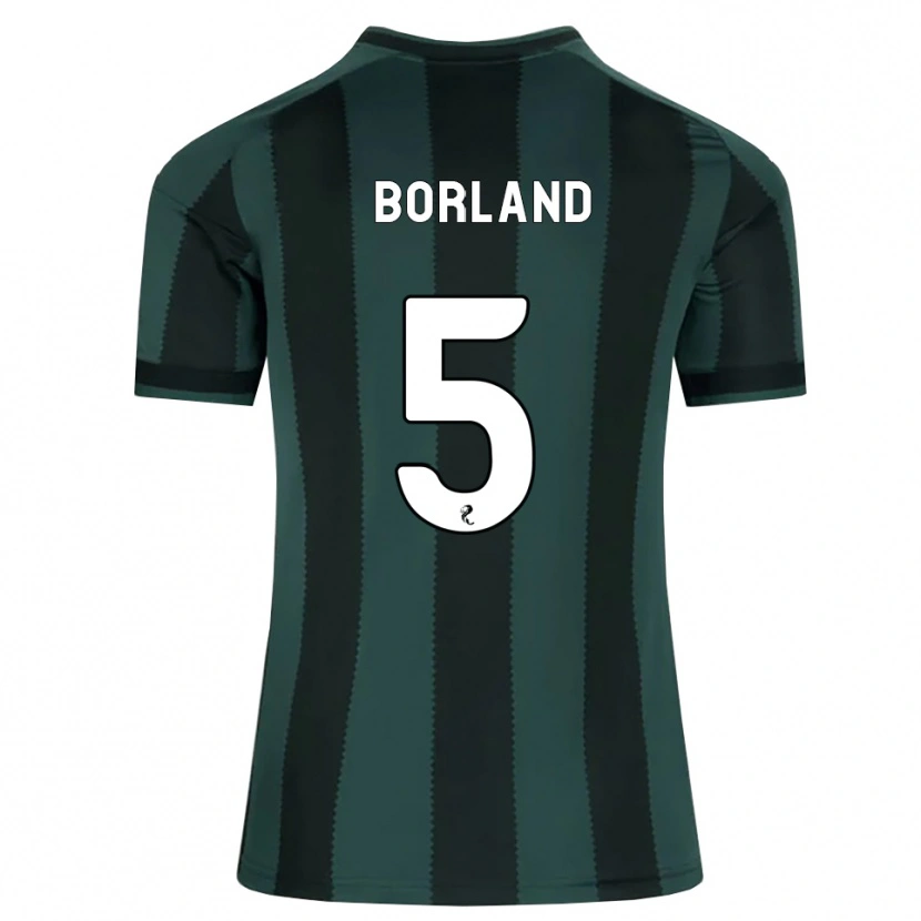 Danxen Damen Hayden Borland #5 Dunkles Schiefergrau Schwarz Auswärtstrikot Trikot 2026/27 T-Shirt