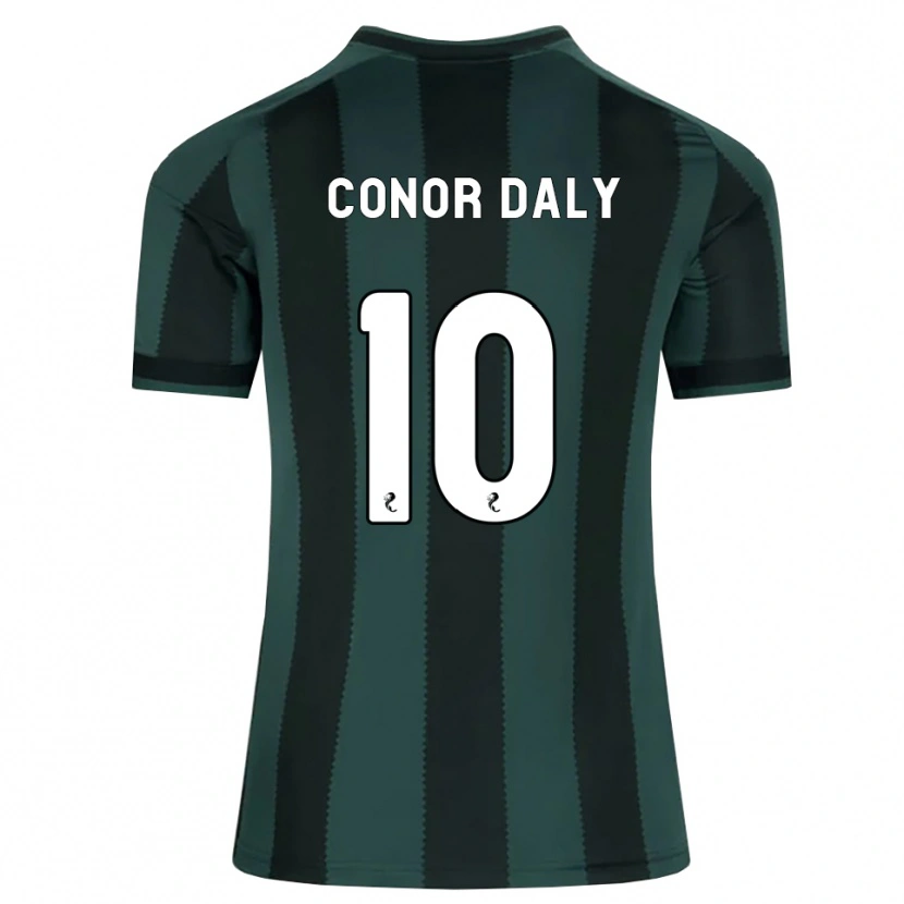 Danxen Damen Conor Daly #10 Dunkles Schiefergrau Schwarz Auswärtstrikot Trikot 2026/27 T-Shirt