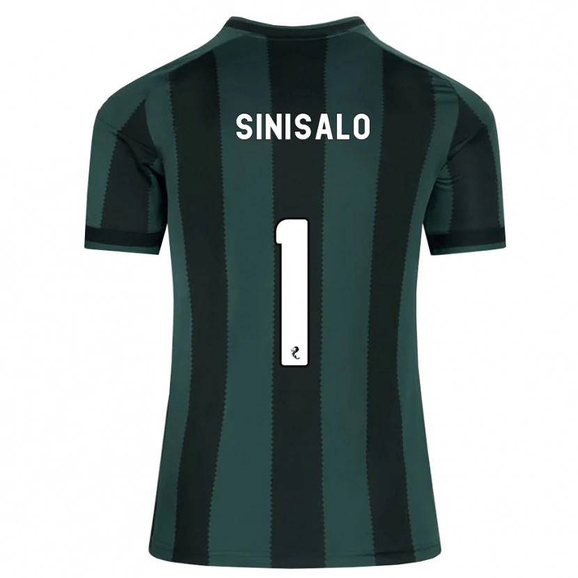 Danxen Damen Viljami Sinisalo #1 Dunkles Schiefergrau Schwarz Auswärtstrikot Trikot 2026/27 T-Shirt