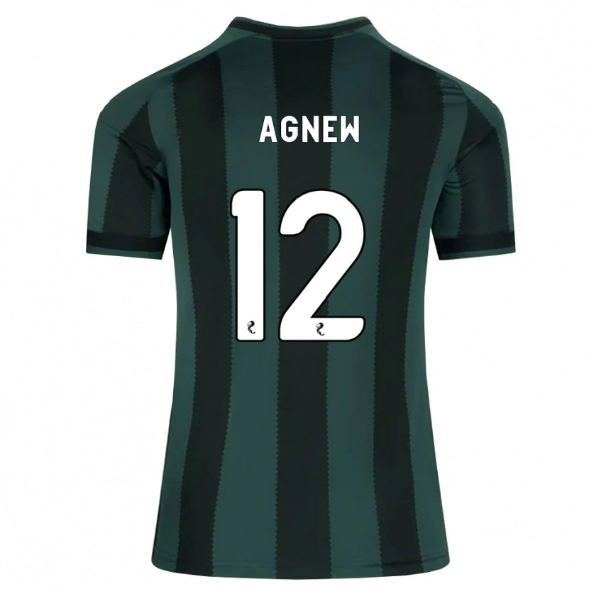 Danxen Damen Murphy Agnew #12 Dunkles Schiefergrau Schwarz Auswärtstrikot Trikot 2026/27 T-Shirt