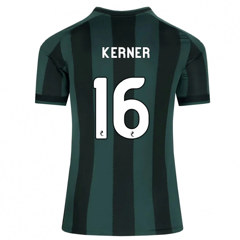 Danxen Damen Hana Kerner #16 Dunkles Schiefergrau Schwarz Auswärtstrikot Trikot 2026/27 T-Shirt