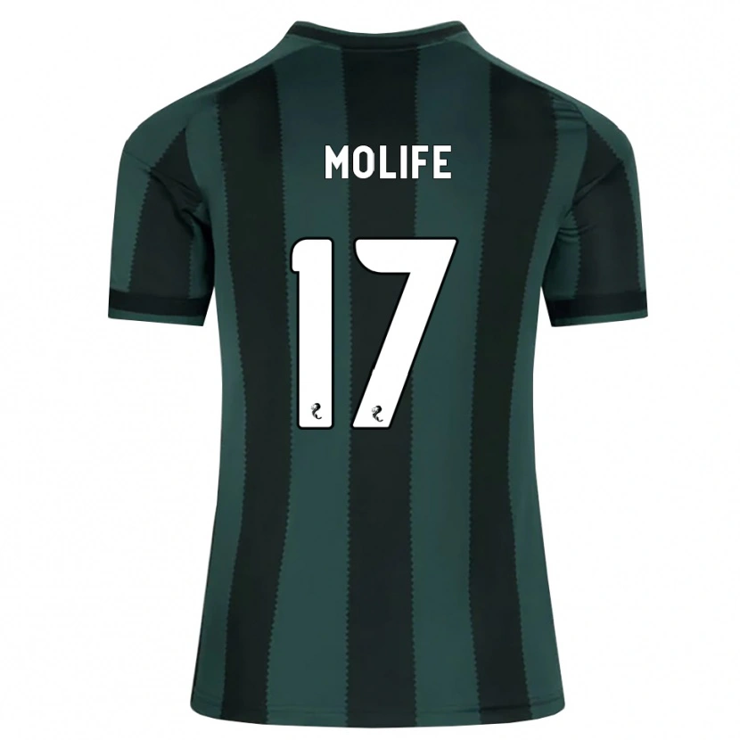 Danxen Damen Ezekiel Molife #17 Dunkles Schiefergrau Schwarz Auswärtstrikot Trikot 2026/27 T-Shirt