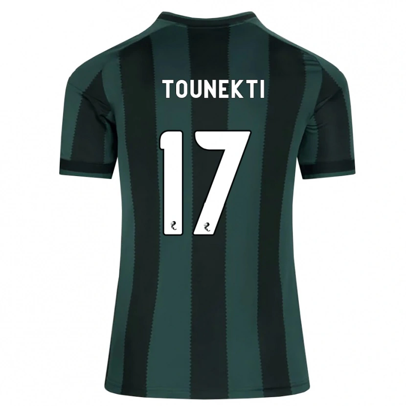Danxen Damen Sebastian Tounekti #17 Dunkles Schiefergrau Schwarz Auswärtstrikot Trikot 2026/27 T-Shirt