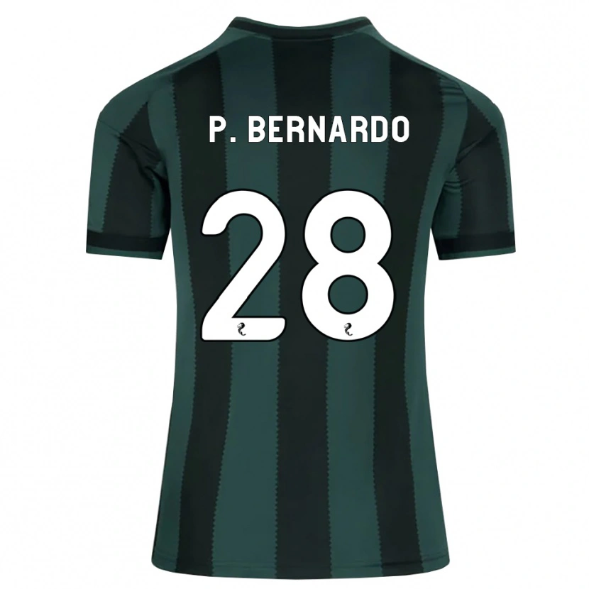 Danxen Damen Paulo Bernardo #28 Dunkles Schiefergrau Schwarz Auswärtstrikot Trikot 2026/27 T-Shirt