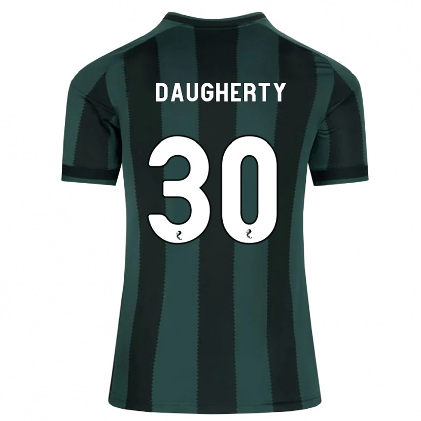 Danxen Damen Kelsey Daugherty #30 Dunkles Schiefergrau Schwarz Auswärtstrikot Trikot 2026/27 T-Shirt