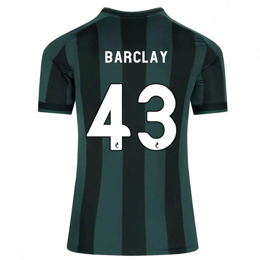 Danxen Damen Lucy Barclay #43 Dunkles Schiefergrau Schwarz Auswärtstrikot Trikot 2026/27 T-Shirt