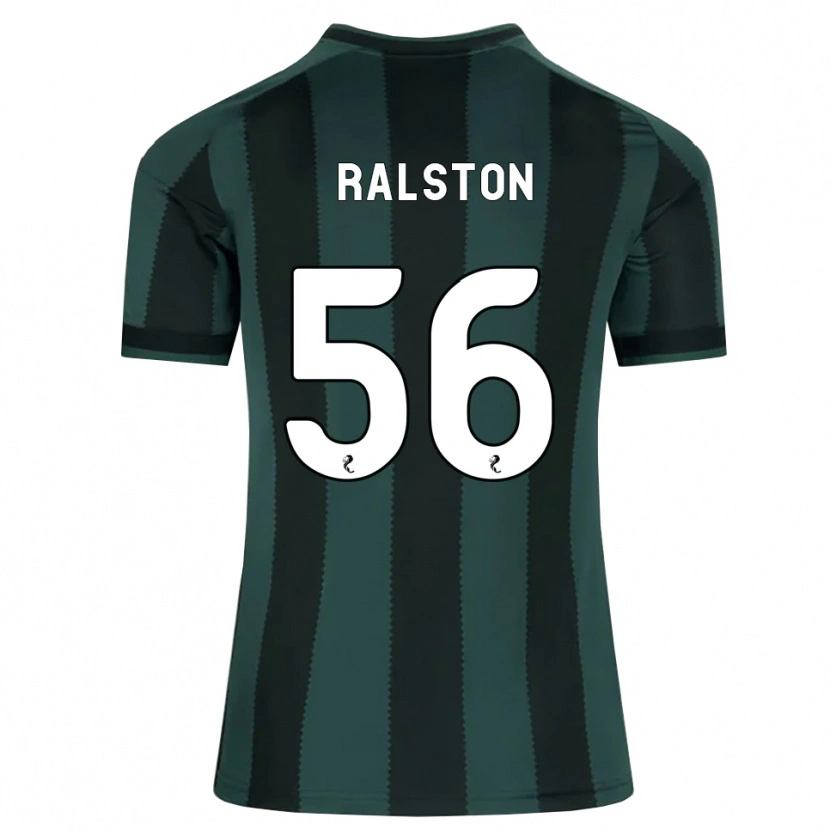 Danxen Damen Anthony Ralston #56 Dunkles Schiefergrau Schwarz Auswärtstrikot Trikot 2026/27 T-Shirt
