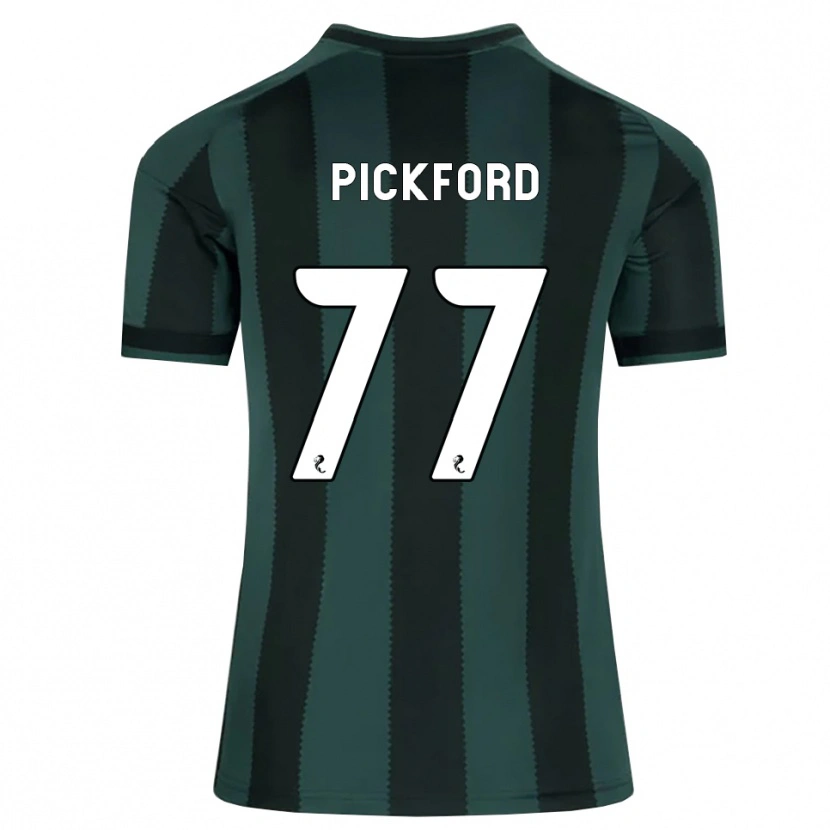 Danxen Damen Tom Pickford #77 Dunkles Schiefergrau Schwarz Auswärtstrikot Trikot 2026/27 T-Shirt