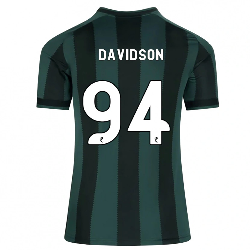 Danxen Damen Bruno Davidson #94 Dunkles Schiefergrau Schwarz Auswärtstrikot Trikot 2026/27 T-Shirt
