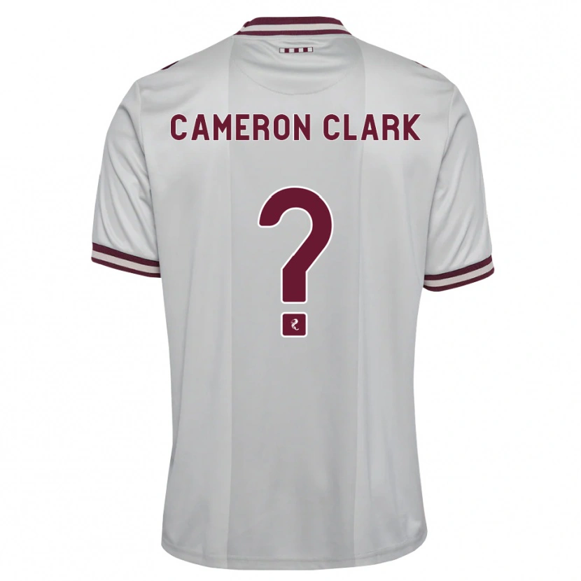 Danxen Damen Cameron Clark #0 Weiß Burgunder Auswärtstrikot Trikot 2026/27 T-Shirt