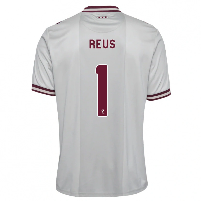 Danxen Damen Beau Reus #1 Weiß Burgunder Auswärtstrikot Trikot 2026/27 T-Shirt