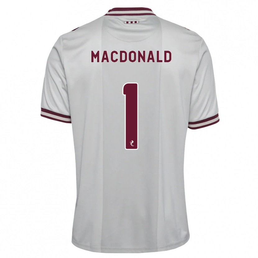 Danxen Damen Jamie Macdonald #1 Weiß Burgunder Auswärtstrikot Trikot 2026/27 T-Shirt