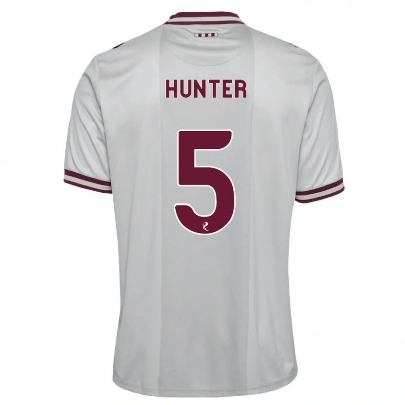 Danxen Damen Georgia Hunter #5 Weiß Burgunder Auswärtstrikot Trikot 2026/27 T-Shirt
