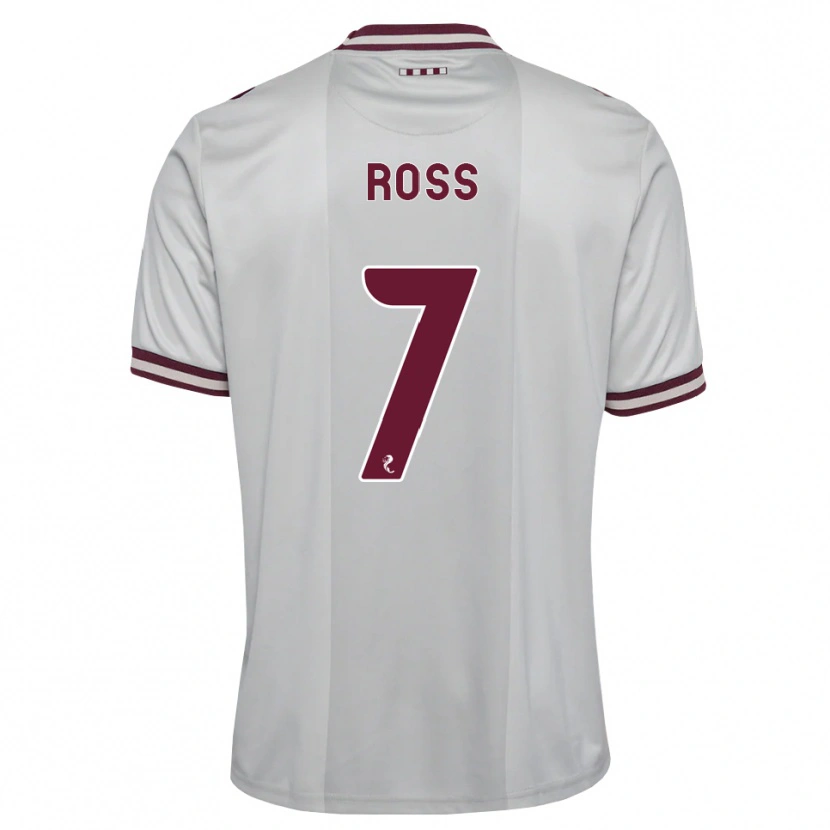 Danxen Damen Mackenzie Ross #7 Weiß Burgunder Auswärtstrikot Trikot 2026/27 T-Shirt