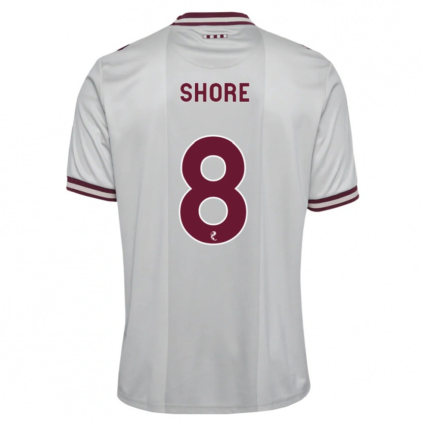 Danxen Damen Eilidh Shore #8 Weiß Burgunder Auswärtstrikot Trikot 2026/27 T-Shirt