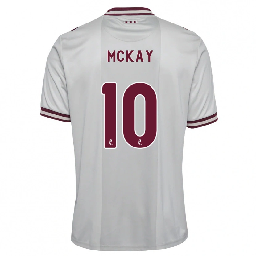 Danxen Damen Barrie Mckay #10 Weiß Burgunder Auswärtstrikot Trikot 2026/27 T-Shirt