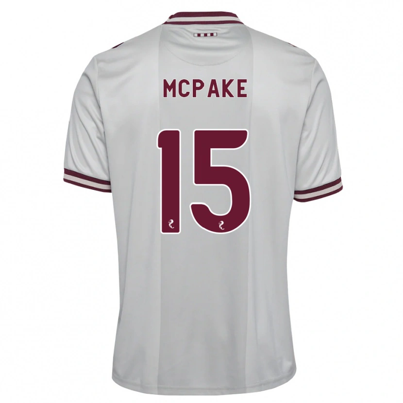 Danxen Damen Josh Mcpake #15 Weiß Burgunder Auswärtstrikot Trikot 2026/27 T-Shirt