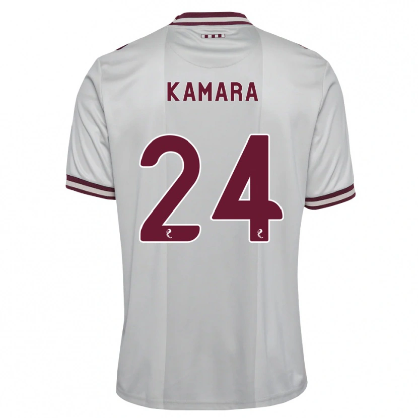 Danxen Damen Mj Kamson-Kamara #24 Weiß Burgunder Auswärtstrikot Trikot 2026/27 T-Shirt