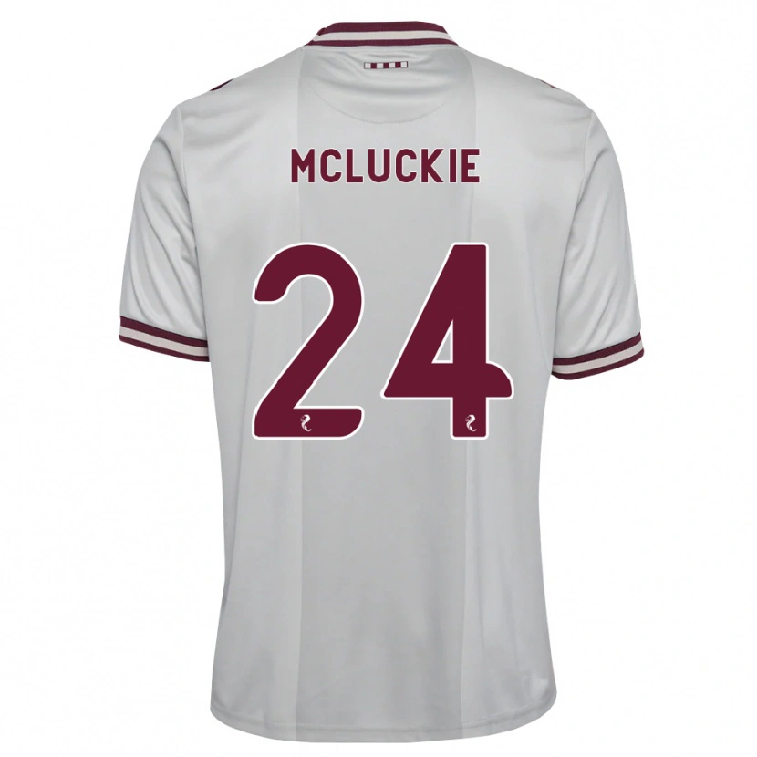 Danxen Damen Bobby Mcluckie #24 Weiß Burgunder Auswärtstrikot Trikot 2026/27 T-Shirt