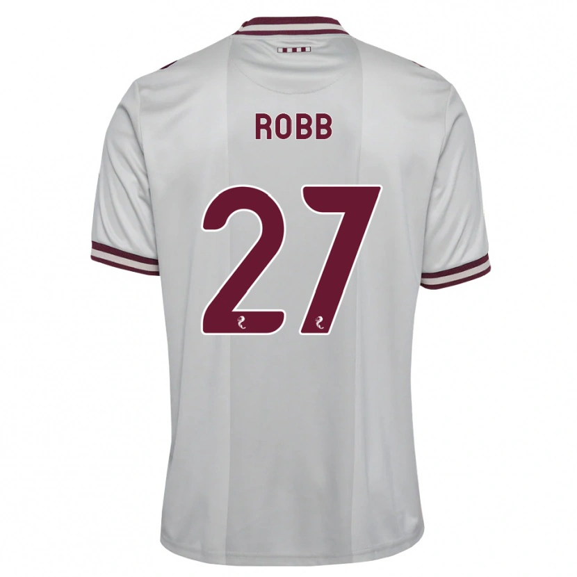 Danxen Damen Callen Robb #27 Weiß Burgunder Auswärtstrikot Trikot 2026/27 T-Shirt