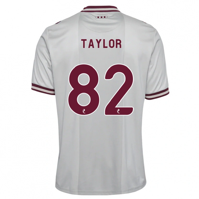 Danxen Damen Gerald Taylor #82 Weiß Burgunder Auswärtstrikot Trikot 2026/27 T-Shirt