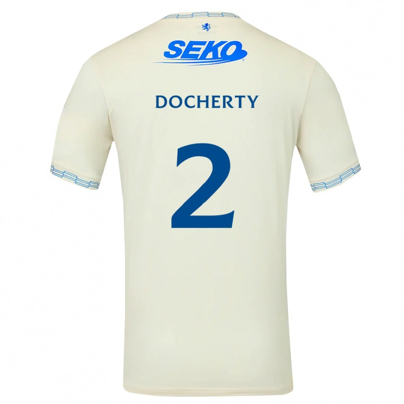 Danxen Damen Nicola Docherty #2 Tiefseeblau Weiß Auswärtstrikot Trikot 2026/27 T-Shirt